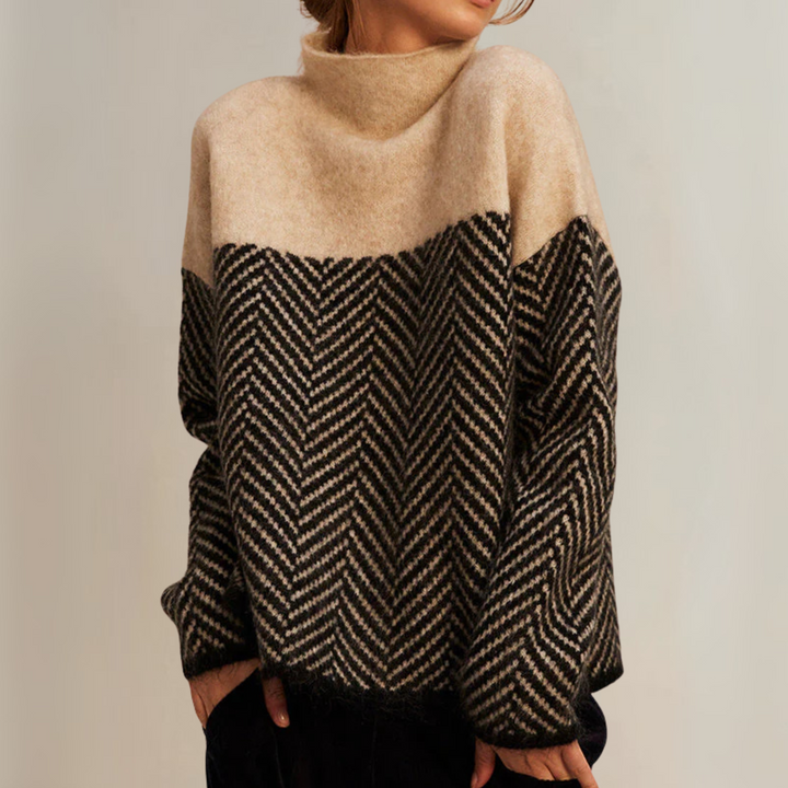Norah | Pull en Coton à Col Roulé