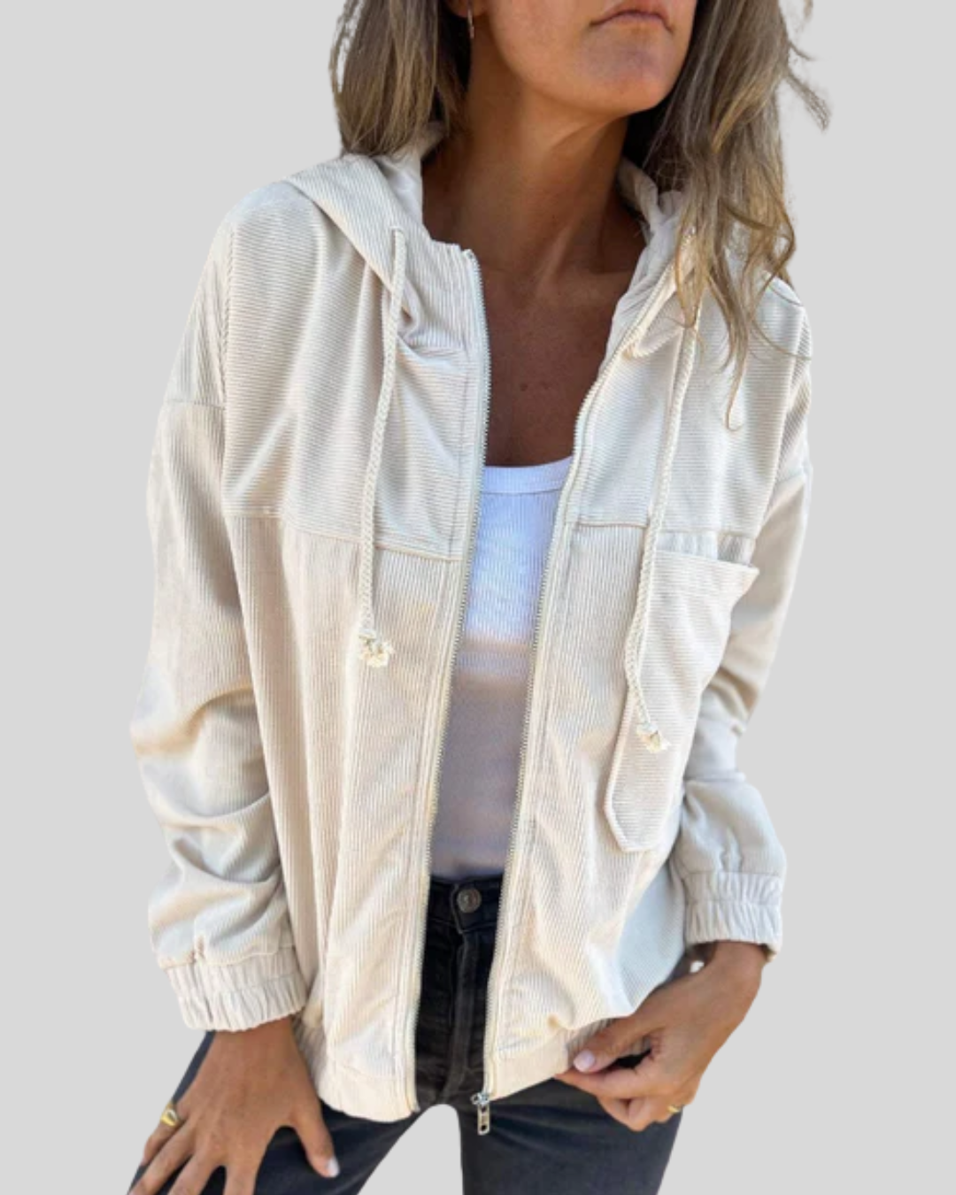 Mabel | Gilet zippé doux