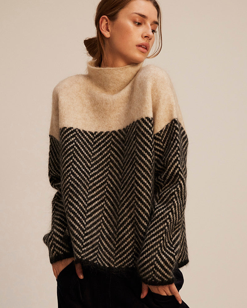 Norah | Pull en Coton à Col Roulé