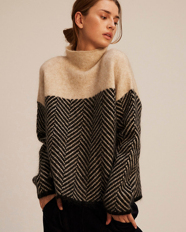 Norah | Pull en Coton à Col Roulé