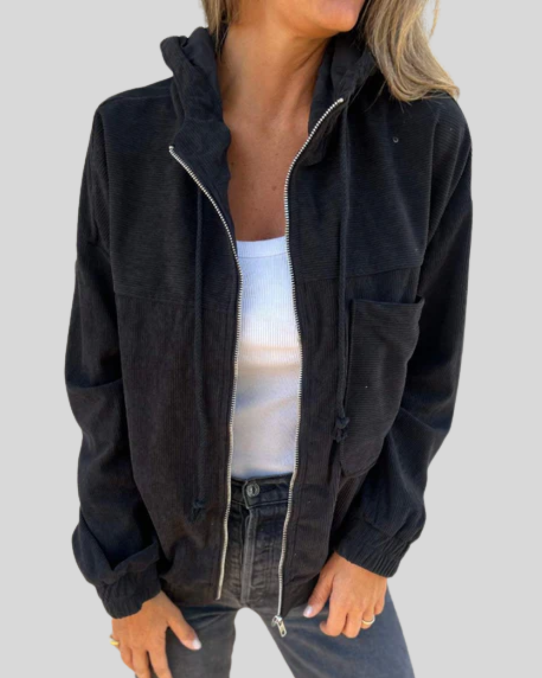 Mabel | Gilet zippé doux