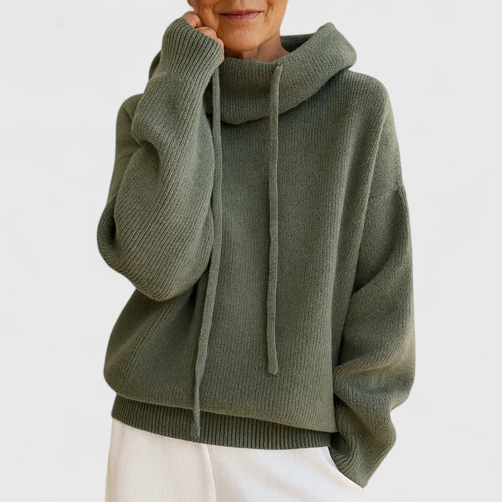 Marie | Sweat à Capuche Tricoté Confortable