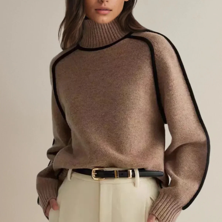 Donna | Pull élégant à col roulé