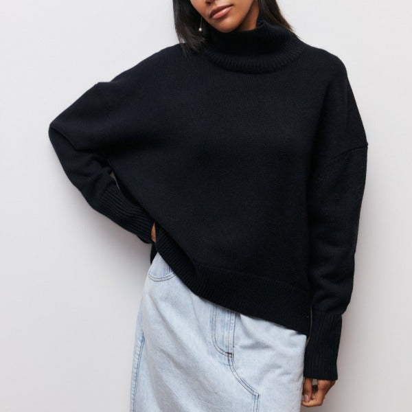 Noa | Pull Col Roulé Luxe
