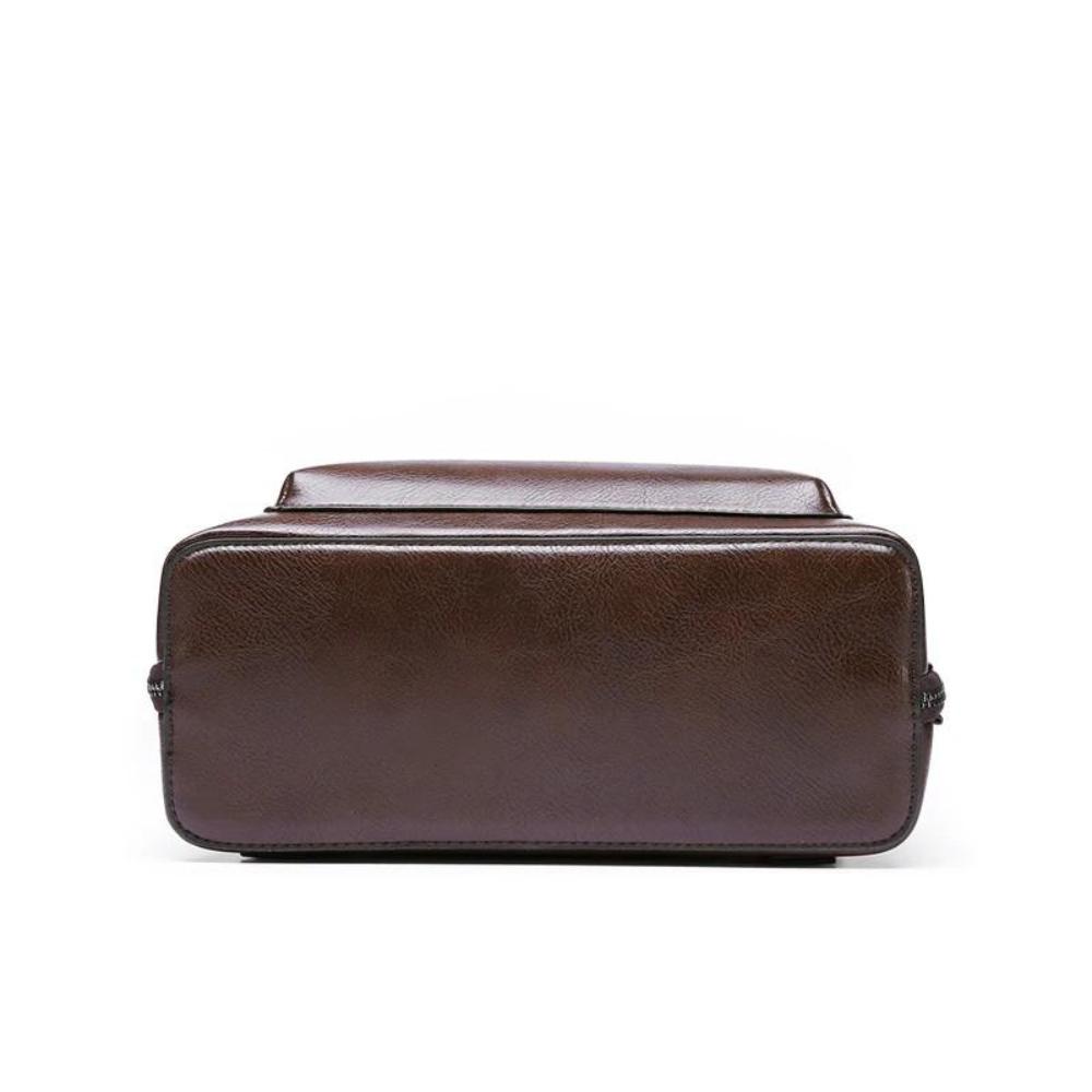 Saskia - Sac à dos classique à double ouverture zippée