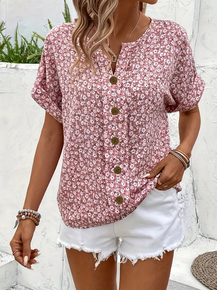 Luna | Blouse à fleurs