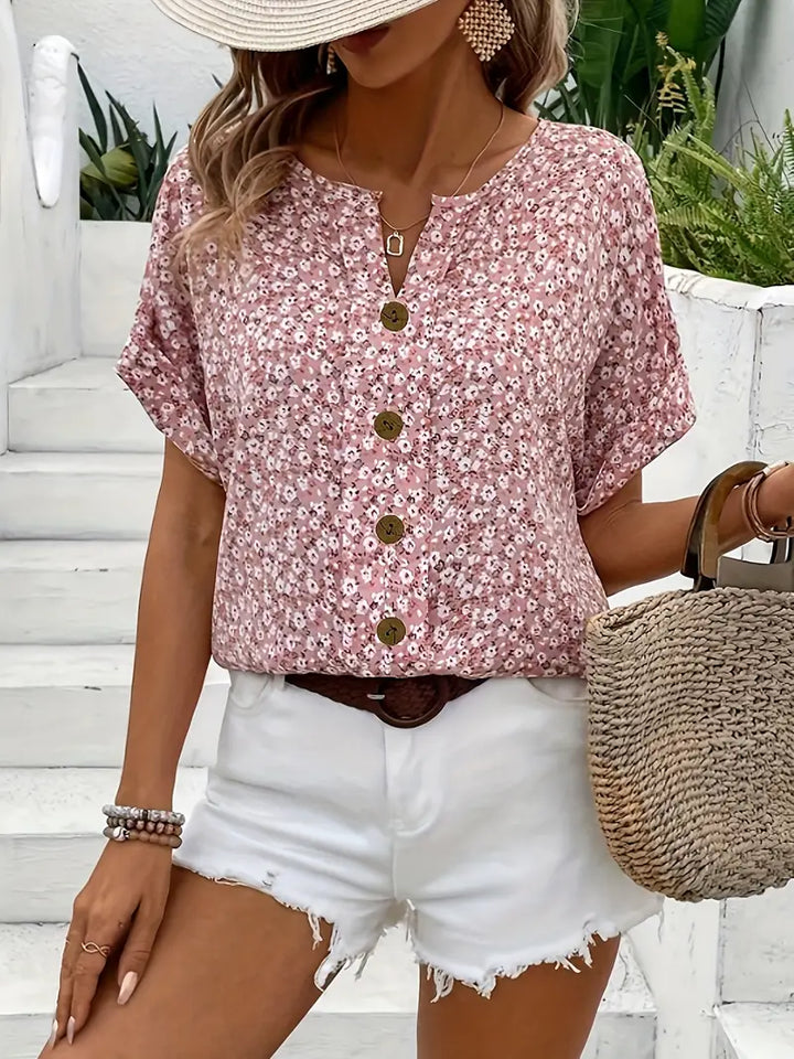 Luna | Blouse à fleurs