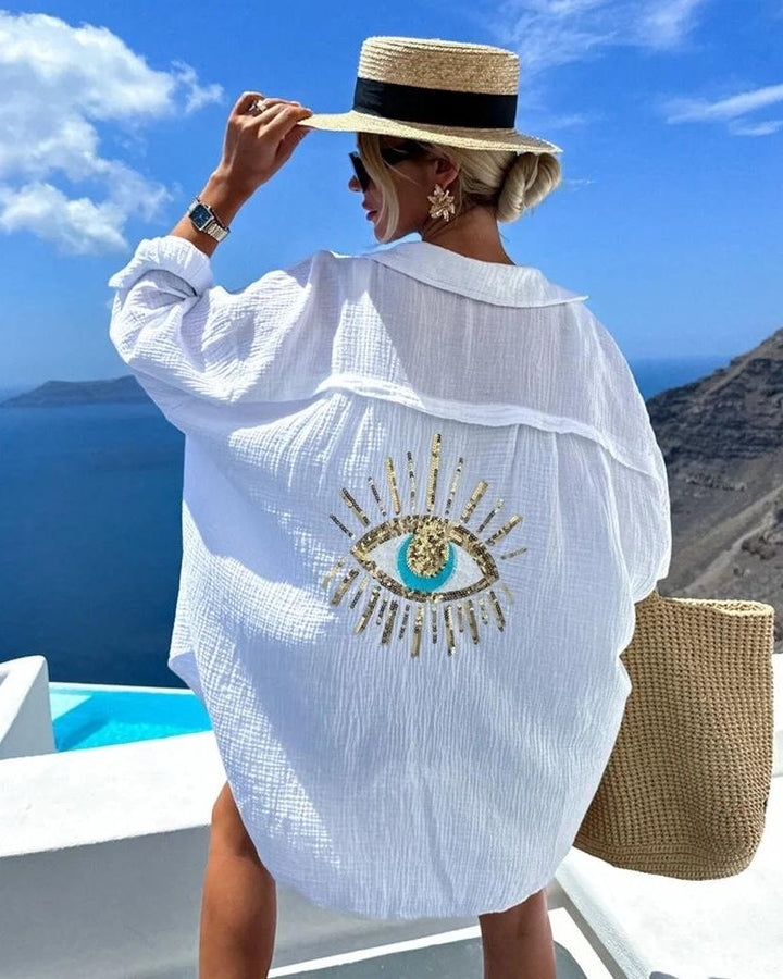 Luna | Chemise à paillettes