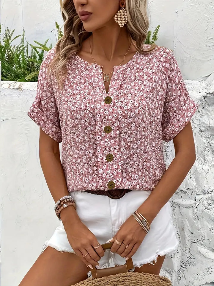 Luna | Blouse à fleurs