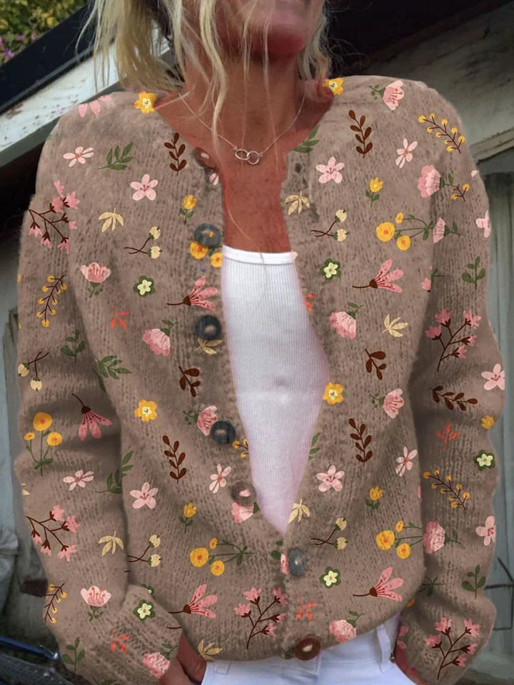 Villeneuve™ - Élégant Cardigan Floral