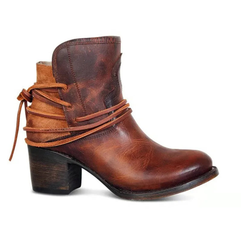 Villeneuve™ - Bottes Western Vintage Élégantes