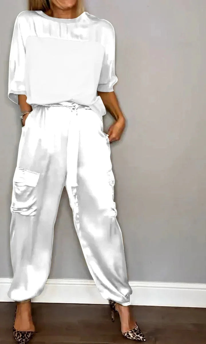 Villeneuve™ - Élégance Satinée Décontractée