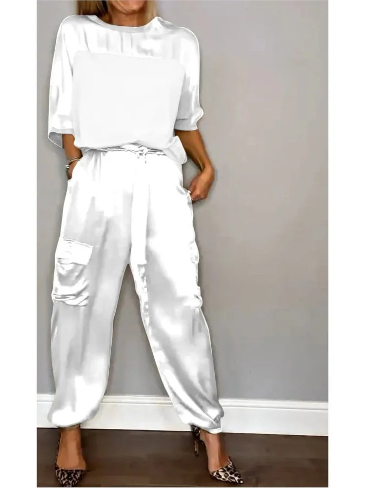 Villeneuve™ - Élégance Satinée Décontractée