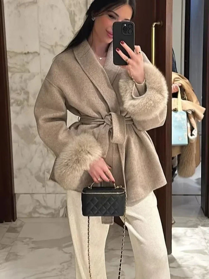 Villeneuve™ – Veste Ceinturée Douce