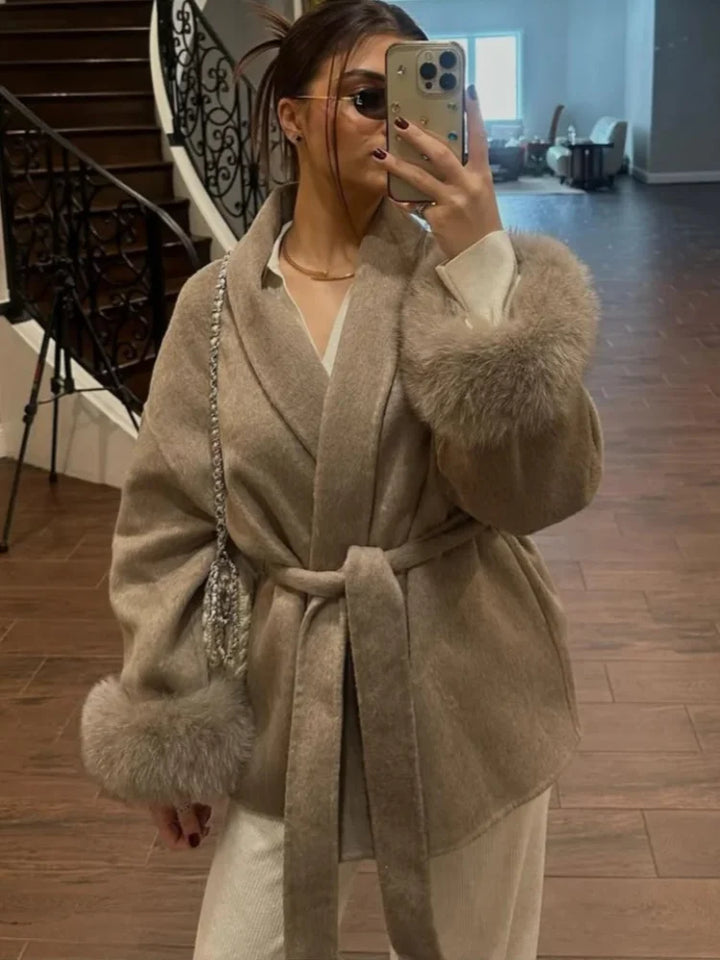 Villeneuve™ – Veste Ceinturée Douce