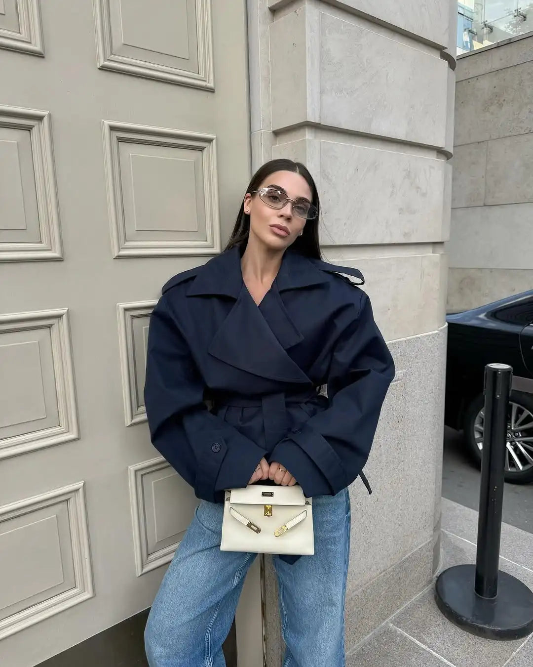 Villeneuve™ – Manteau Ceinturé Élégant