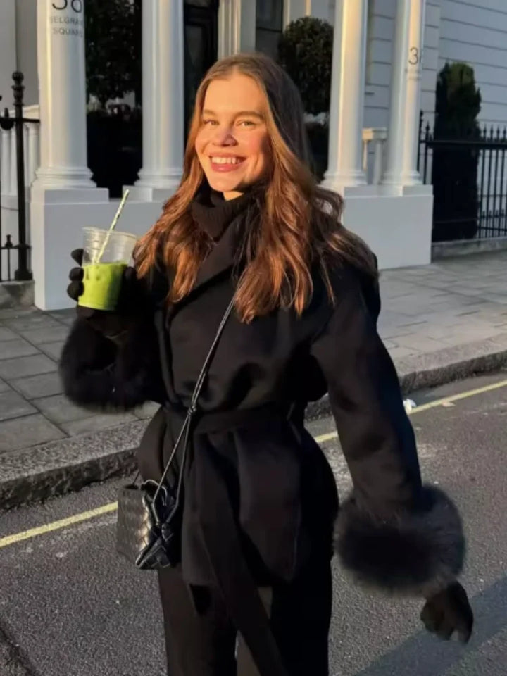 Villeneuve™ – Veste Ceinturée Douce