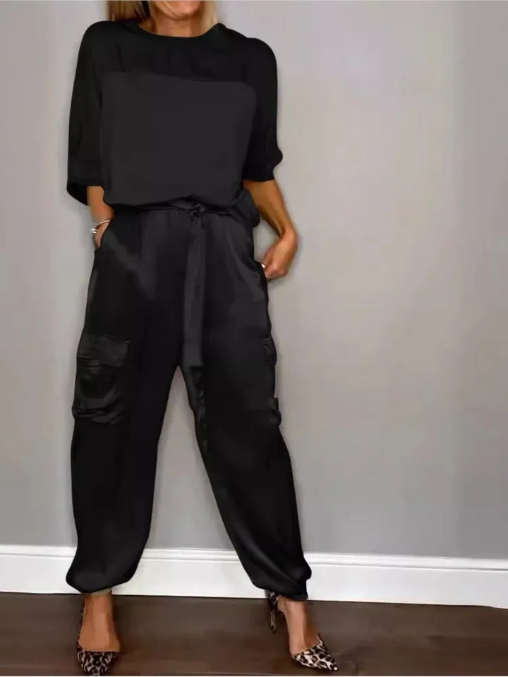 Villeneuve™ - Élégance Satinée Décontractée