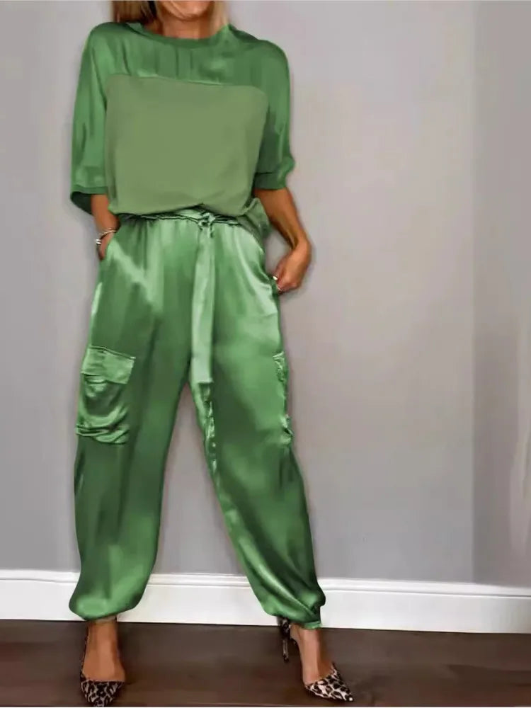 Villeneuve™ - Élégance Satinée Décontractée