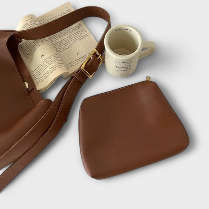 Isidore – Élégante Sac à bandoulière en cuir