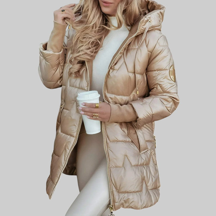 Cecilia™ | Élégant manteau d'automne avec capuche