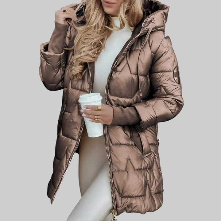 Cecilia™ | Élégant manteau d'automne avec capuche