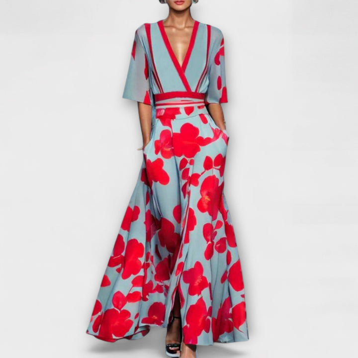 Vanessa | Robe maxi à imprimé floral