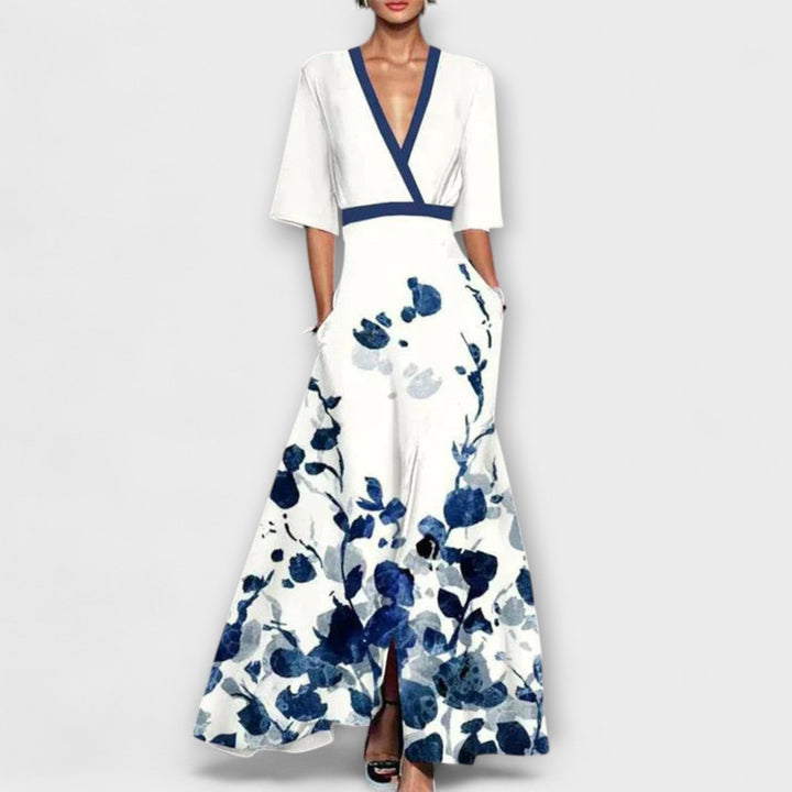 Vanessa | Robe maxi à imprimé floral