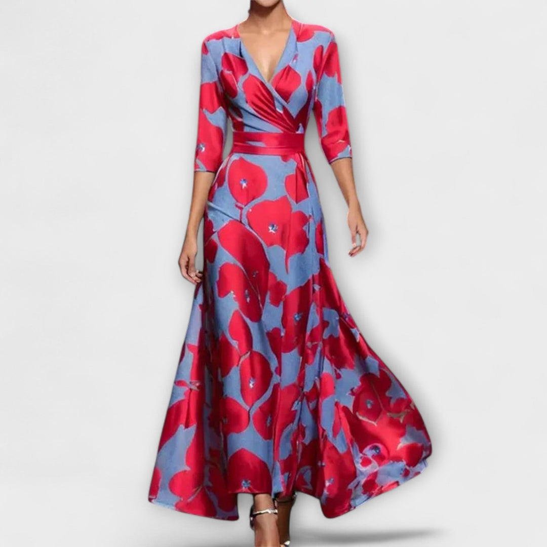 Vanessa | Robe maxi à imprimé floral