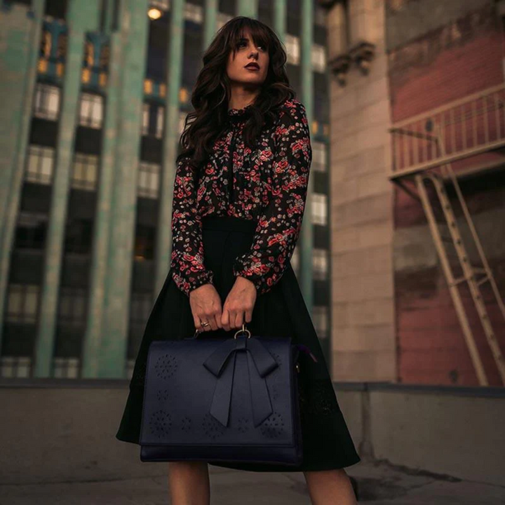 Bernadette – Sac à bandoulière avec nœuds